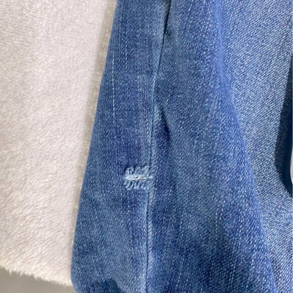 Vintage Lee Riders Med Wash High Rise Denim Jean Shorts 32 - Picture 5 of 11